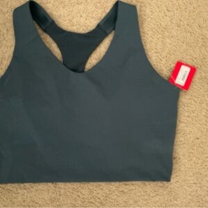 NWT SPANX Racerback Sports Bra 2X gray